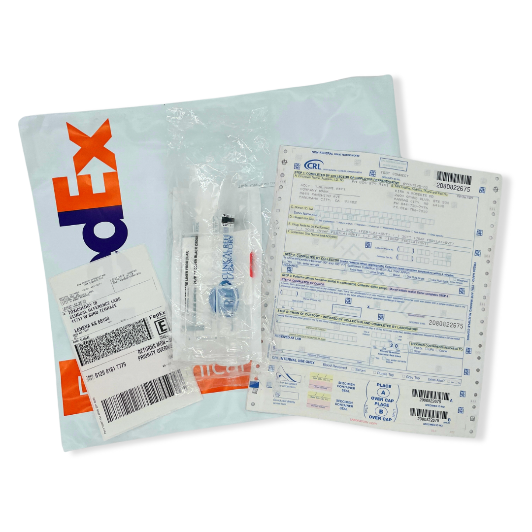 5 Panel Lab Test 5-Panel Urine Lab Confirmation Mail-In Drug Test – Test Connect